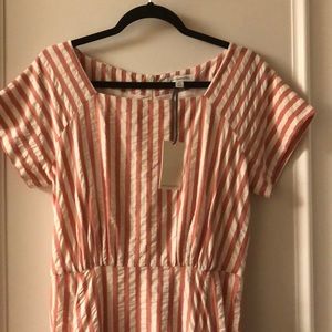 Emily and Fin Aubrey dress NWT Riviera Stripe sz M